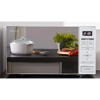 Image of Sharp RBS232TM 23 Litre Microwave Mirror Glass / Grey