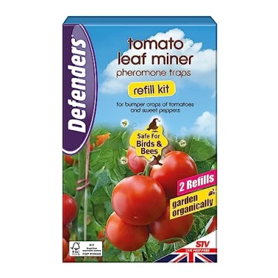 Image of Defenders Tomato Leaf Miner Pheromone Trap Refill Kit Twinpack for Bumper Crops of Tomatoes and Sweet Peppers