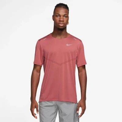 Image of Nike Df Rise 365 T Shirt Adobe/Reflective Silv S