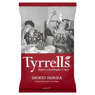 Image of Tyrrell&#039;s Smoked Paprika Potato Chips 150g