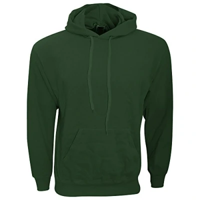 Image of Fruit of the Loom Mens Lightweight Hooded Sweatshirt/Hoodie (240 GSM) (M) (Bottle Green)