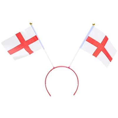Image of Toyland® St George Flag England Headband World Cup Fancy Dress Football Parties
