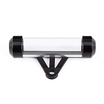 Image of Motorcycle Tax Disc Tube, Waterproof Aluminum Alloy Tube Holder for Motor Bike Scooter Motorcycle(Black)