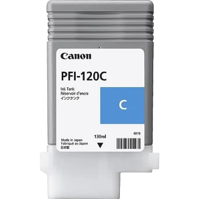 Image of Canon PFI120C Suitable for IPF TM200 Cyan Ink 2886C001 130ml