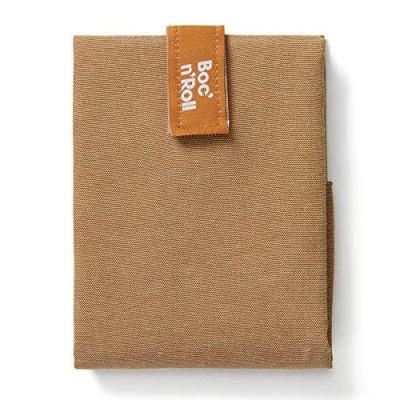 Image of Roll&#039;eat ® Reusable Sandwich Bag Container Eco Friendly Food and Washable Wrap Brown Color Boc&#039;n&#039;Roll Nature