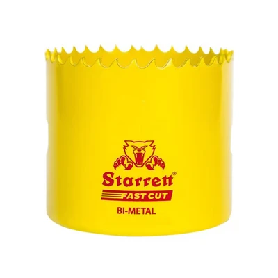 Image of Starrett FCH0212 64mm (2.1/2&quot;) Hole Saw Bi Metal Fast Cut Constant Pitch
