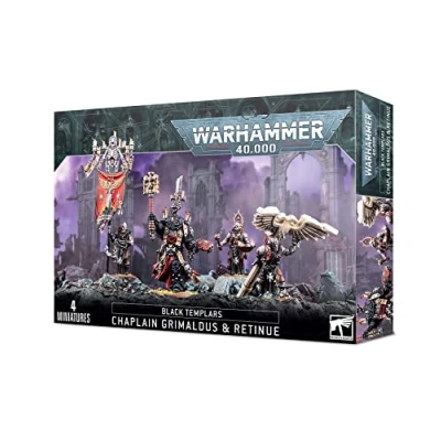 Image of Games Workshop Warhammer 40,000 Black Templars: Grimaldus &amp; Retinue