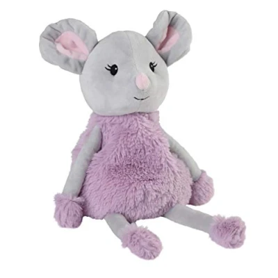 Image of Warmies® Heat Cushion / Soft Toy Mouse Pink Millet Lavender Filling 40 cm 700 g