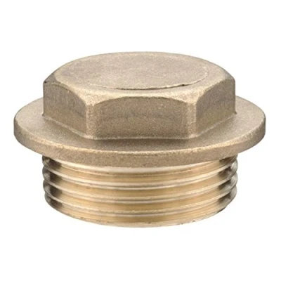 Image of 1 1/2&quot; Brass Flanged Plug