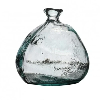 Image of NATURAL LIVING Mila Vase 10 L Recycled Glass Diameter 33 cm x Height