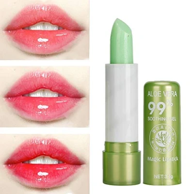 Image of Color Changing Lip Moisturizer, Balm Gloss Lips Repair Moisturizer Night Care Bid Farewell to the Dryness, Lasting Lipstick Beauty Tool Plumper Smooth and Light Texture