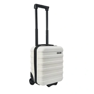 Image of Cabin Max Anode 24L TwinWheel 40x30x20cm Wizz Air Easyjet Underseat Trolley Case (White 40 x 30 20)