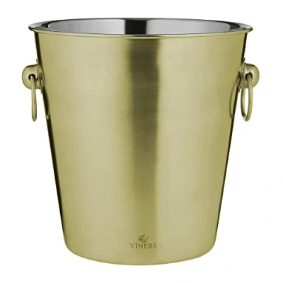 Image of Viners Barware 4 L Gold Champagne Bucket