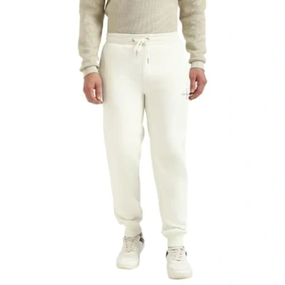 Image of Calvin Klein Jeans Monologo Tracksuit bottoms, Men&#039;s, Size: Medium, Ivory