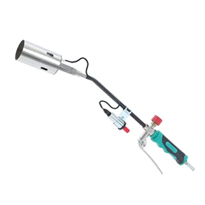 Image of KATSU Gas Torch Weed Burner Electronic Igniter Flame Thrower Blowtorch Roofer Sealing Melting Heating Welding Soldering Multi Purpose 570mm Long 324160