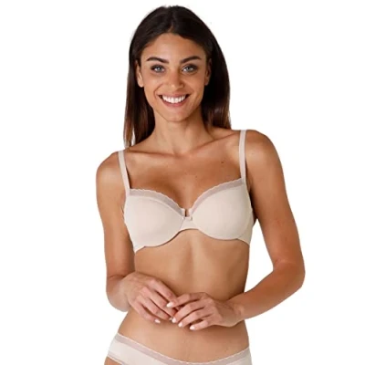 Image of Lovable Donna My Daily Comfort Bra, Beige (038 SKIN), 4 D / 36