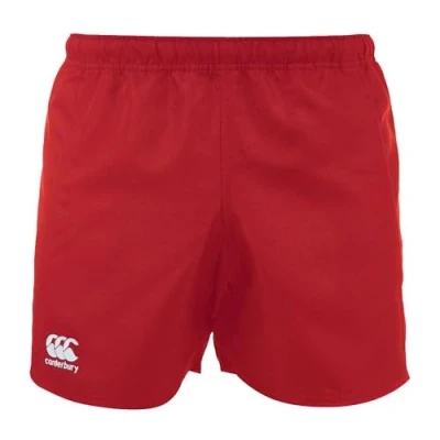 Image of Canterbury Men&#039;s Advantage Rugby Shorts Lightweight Gym Shorts, Flag Red, S