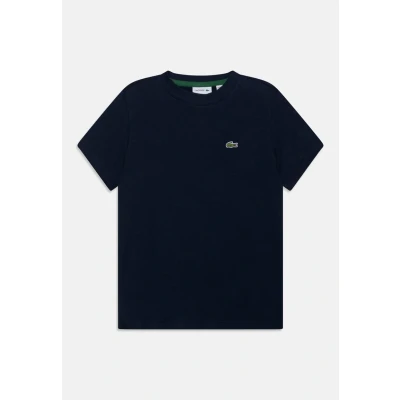 Image of Lacoste Unisex Basic Tshirt for kids, Size: 10y, Navy blue