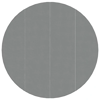Image of vidaXL Pool Ground Cloth, Light Grey, Ø500 cm, Polyester Geotextile, Water Permeable, Extended Liner Life, Easy Installation