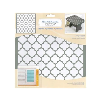 Image of Classic Quatrefoil Stencil