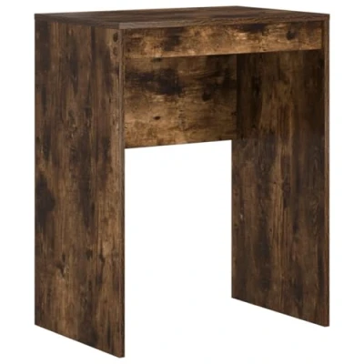 Image of vidaXL Writing Desk Smoked oak Engineered wood 60 x 40 76 cm Durable