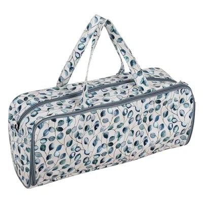 Image of Hobby Gift Knitting Storage Bag and Needle Case, Botanical