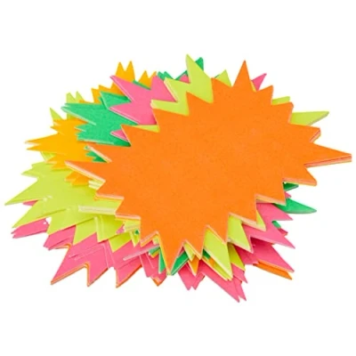 Image of THE ART BOXArtbox 10x7.5cm Fluorescent Flashes (Pack of 60)