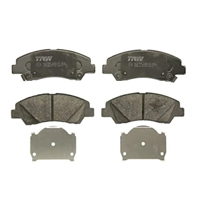 Image of 58101B9A30, 58101B9A70 Brake pad set TRW GDB3618 with acoustic wear warning HYUNDAI: i10 II Hatchback, MERCEDES BENZ: Sprinter 3.5 T Minibus
