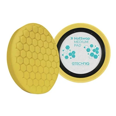 Image of Gtechniq Marine Hotswap Medium Pad for Polishing Boats, Yachts, Powerboats and Jet Skis, Non Vibrating Foam