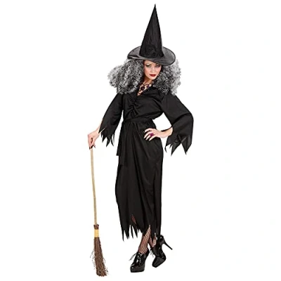 Image of Ladies Witch Costume Large UK 14 16 for Halloween Fancy Dress