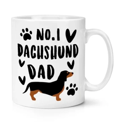 Image of No.1 Dachshund Dad 10oz Mug Cup