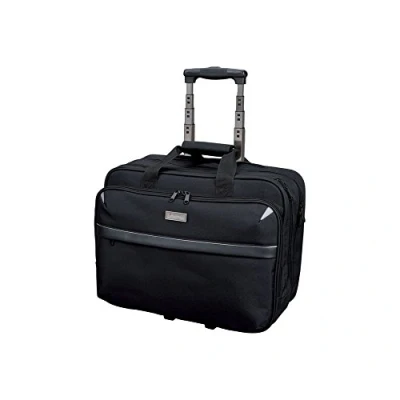 Image of Lightpak 46099 XRAY wheeled business laptop bag, nylon, black