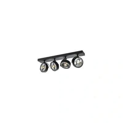 Image of SLV KALU CW Inside, Wall Surface Mounted Light, Ceiling Spotlight / GU10 75W Black, Aluminium, 75 W