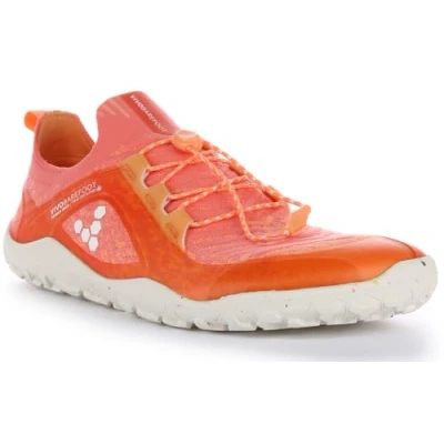 Image of VIVOBAREFOOT Primus Trail Knit FG Men&#039;s Running Trainers (Orange, UK 11.5)