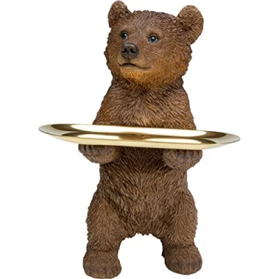 Image of Kare Decoration, Metal, Brown, 34,5x18x15,5cm