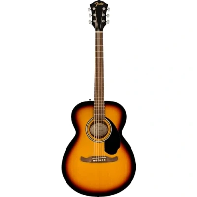 Image of Fender DE FA 135 Concert Acoustic Guitar, Walnut Fingerboard, Sunburst