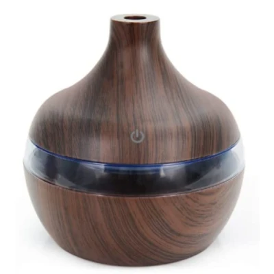 Image of LED Ultrasonic Aroma Humidifier Essential Oil Diffuser Aromatherapy Air Purifier Atomizer (Dark Color)