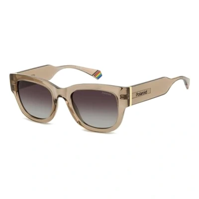Image of Sunglasses Polaroid Pld 6213/s/x col. 10a/la Donna Squadrata Beige