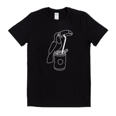 Image of Rock Off Catfish and The Bottlemen Toucan Black T Shirt with Back Print