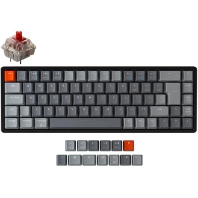 Image of UK Keychron K6 Bluetooth RGB Backlit Soldered Linear Switches Aluminium Mac/PC 65% Keyboard