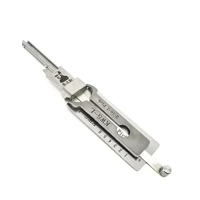 Image of Professional Locksmith Tool Home Door Civil LiShi 2 in 1 Lock Pick and Decoder Tool, Picking Key Reader, Picker (KW5 L)