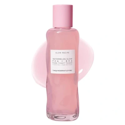 Image of Glow Recipe PHA + BHA Face Toner Facial Toner, Pore Minimizer &amp; Gentle Exfoliant for Glass Skin Exfoliating, Tightening Hydrating Care with Hyaluronic Acid Watermelon (150ml)