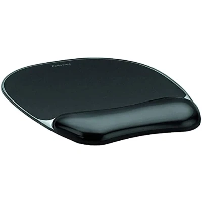 Image of Fellowes Tapis de souris avec repose poignet en gel Crystals (Noir)