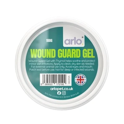 Image of Wound Guard Gel for Horses 100g A Soothing Aloe Vera &amp; Thymol to Support Healing of Cuts, Scrapes Skin Irritations Gentle Equine First Aid Effective Care