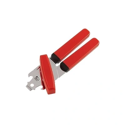 Image of Fackelmann 9141 Tin Opener for Lefties in red/Silver, Multi Ply