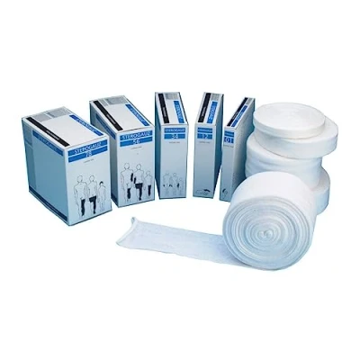 Image of 1 Roll 1cm x 20m Steroplast Elasticated Sterogauz Tubular Bandage Sprains