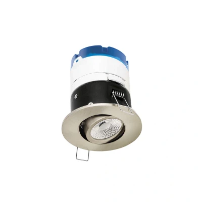 Image of Aurora MPRO Adjustable LED Downlight 6W 4000K Satin Nickel IP65