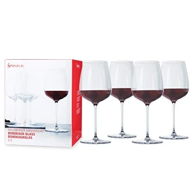 Image of Spiegelau Willsberger Anniversary Bordeaux Glasses, Set of 4