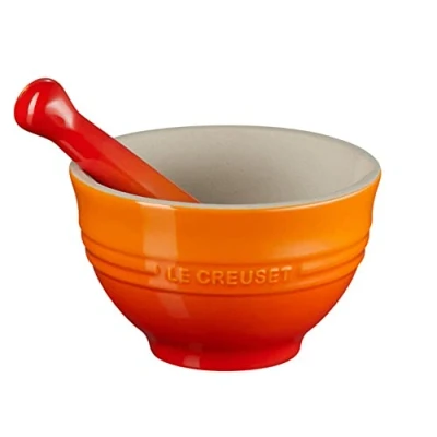 Image of Le Creuset Volcanic Stoneware Pestle &amp; Mortar