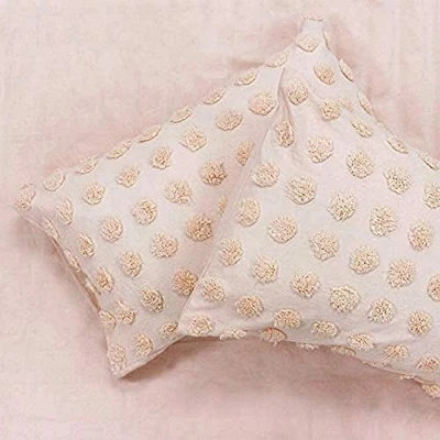 Image of Linen House Haze Pair of Housewife Pillowcases, Peach, 50 x 75cm (20&quot; 30&quot;)